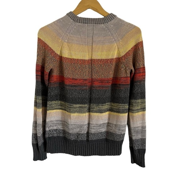 PROENZA SCHOULER Degrade Stripe Cotton Pullover Sweater - Picture 4 of 10